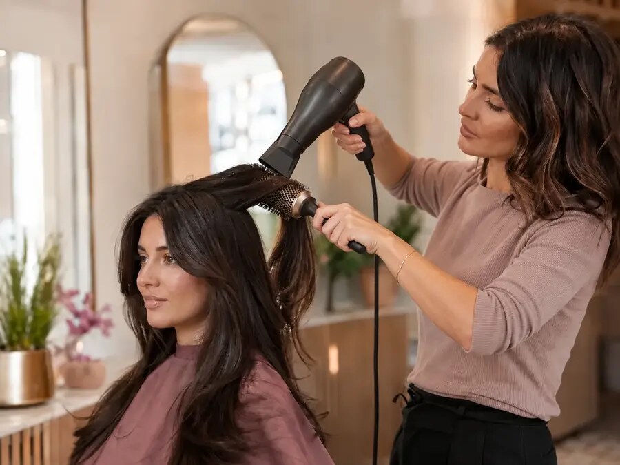 Professioneel model föhnen cursus