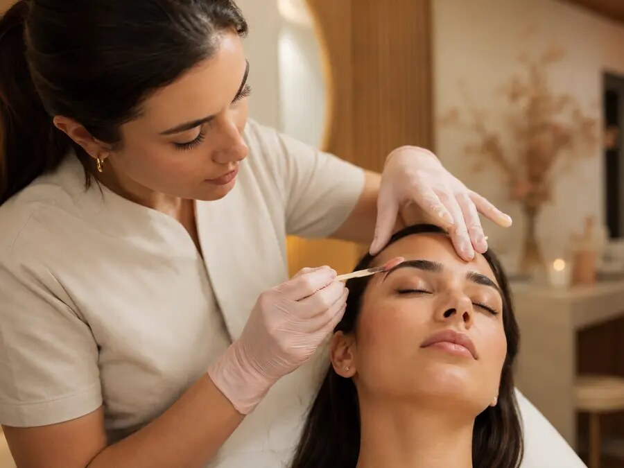 Epileren en verven – gezicht bij Beauty Paradise